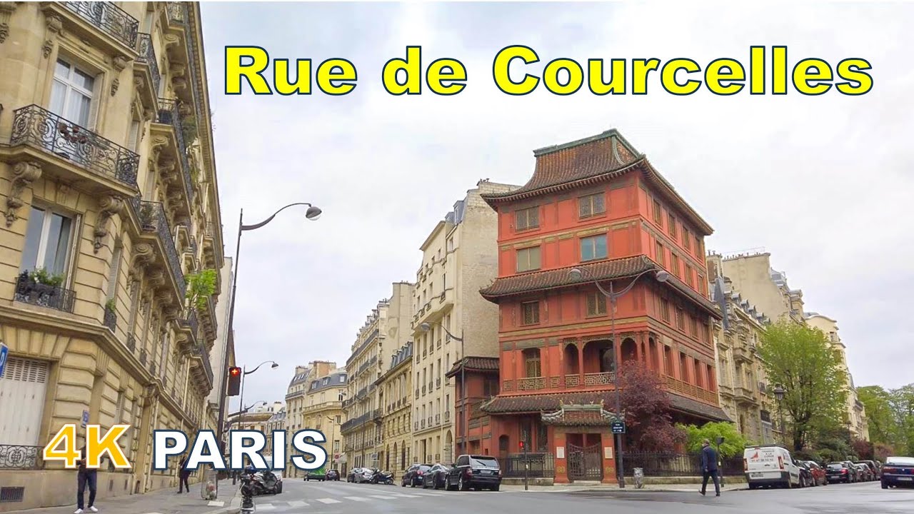 Walking in Paris - Rue de Courcelles UHD