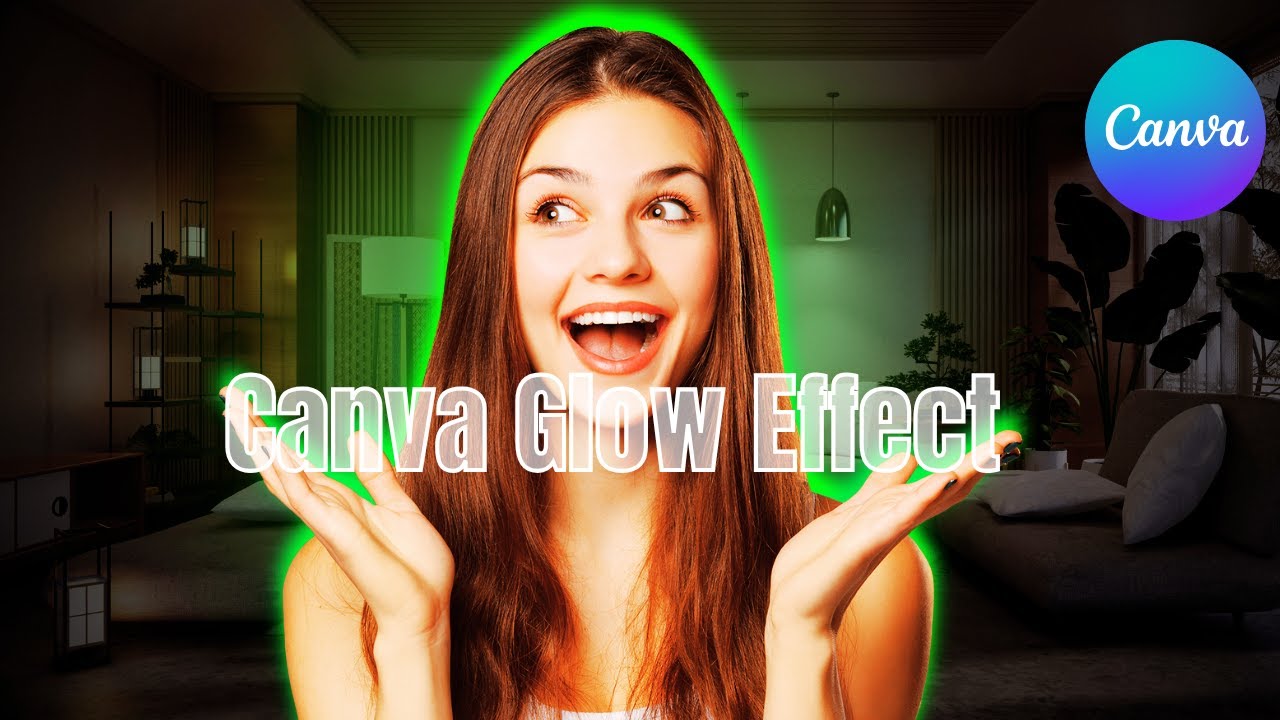 How to Create Glow Effect in canva | Canva designs |Thumbnail glow effect  | Canva simple tutorials
