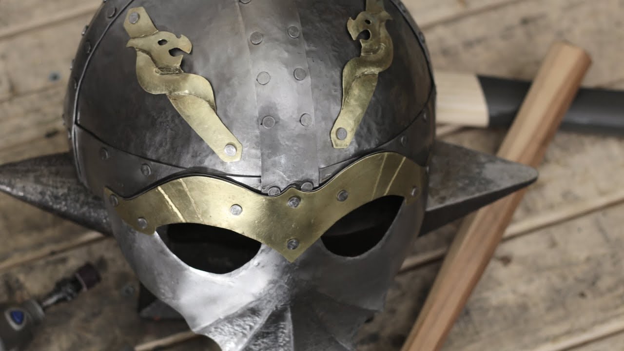 Making a Viking Helmet - Part 3 - Final Metal Assembly and Artistic Brass Accents