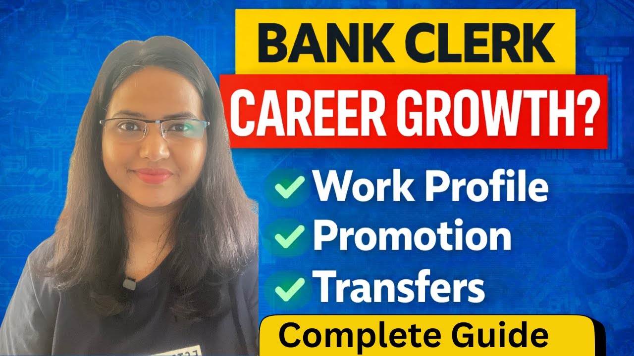 Bank Clerk Career Growth Explained | Promotions,Transfers,Work Profile #bankexam #bankclerk #bankjob