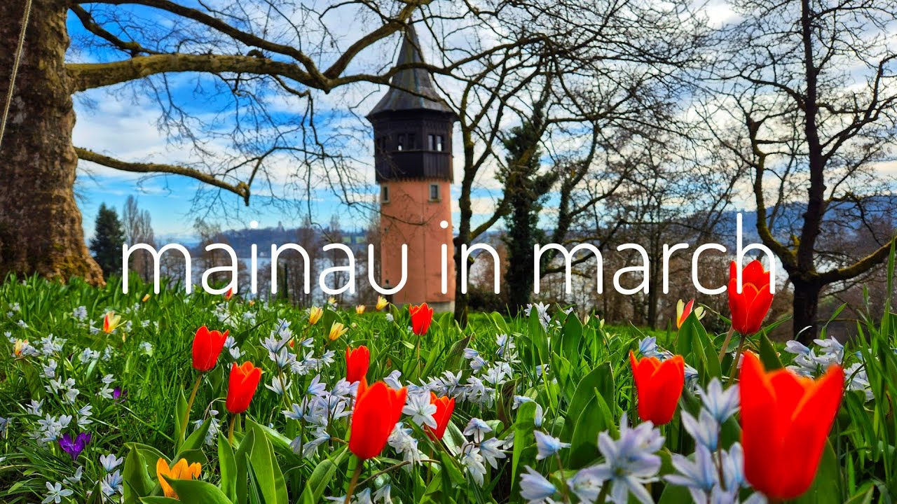 Spring Walk on Mainau Island | Flowers and Natural Sounds | No Music, No Talking