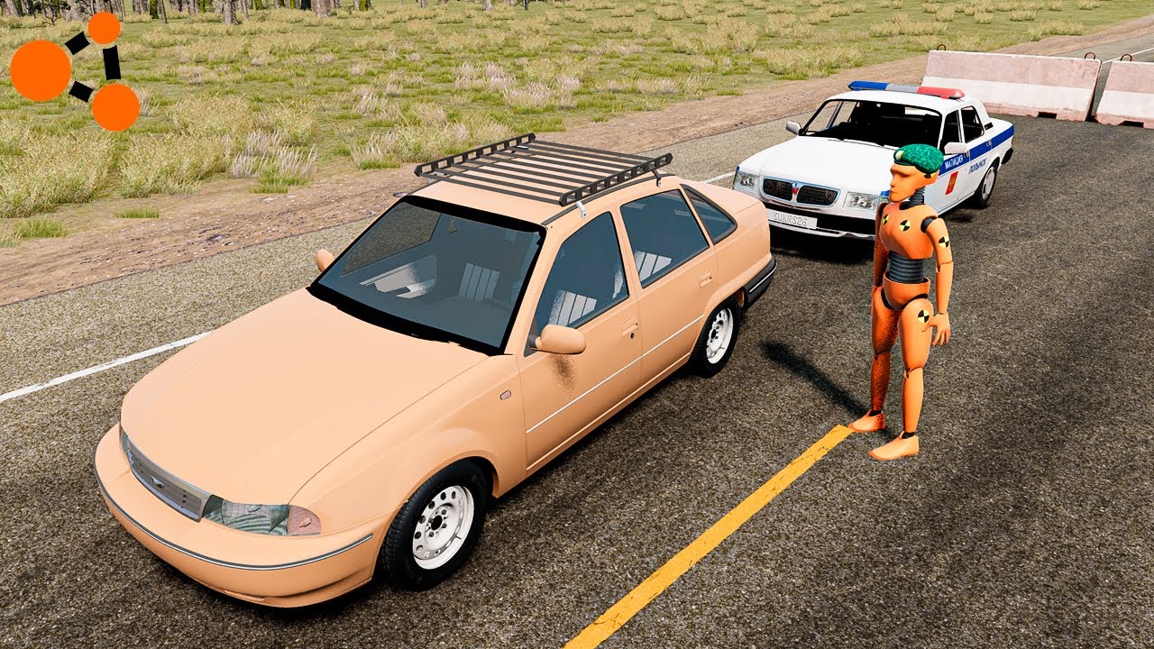 NEXIA 1 HAYDOVCHISI TO'XTATILDI VA UNGA CHORA KO'RILDI | BEAMNG DRIVE