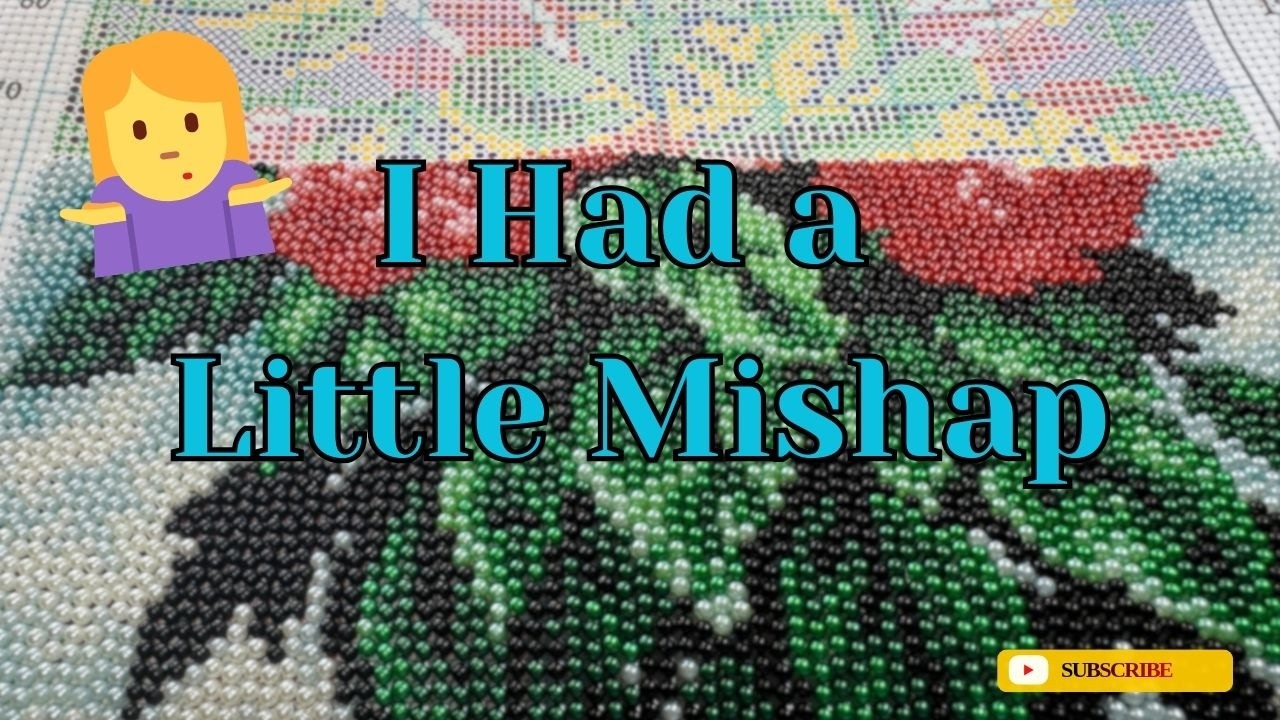 Bead Embroidery...& the Mishap I Definitely Caused 😜