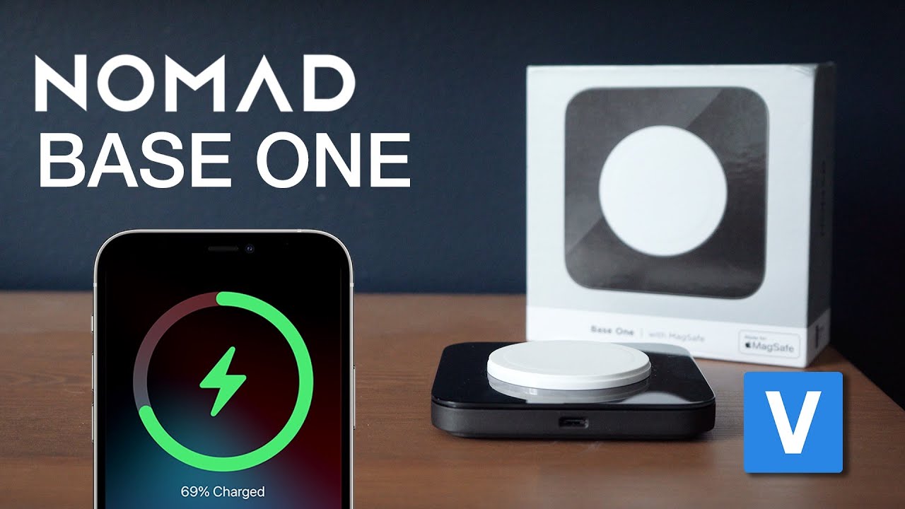 NOMAD Base One - The Ultimate MagSafe Charger for iPhone 13 Pro Max