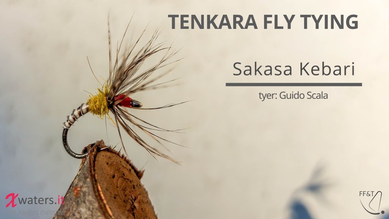 Tenkara Fly Tying - Sakasa kebari - Turkey biot and Partridge - Tutorial fly tying - by Guido Scala