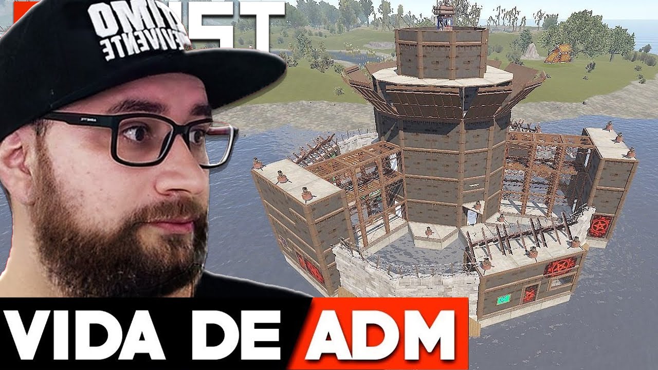 Rust Admin - Hacker com Muito LOOT! Usei C4 Para RAID NELES... - Rust