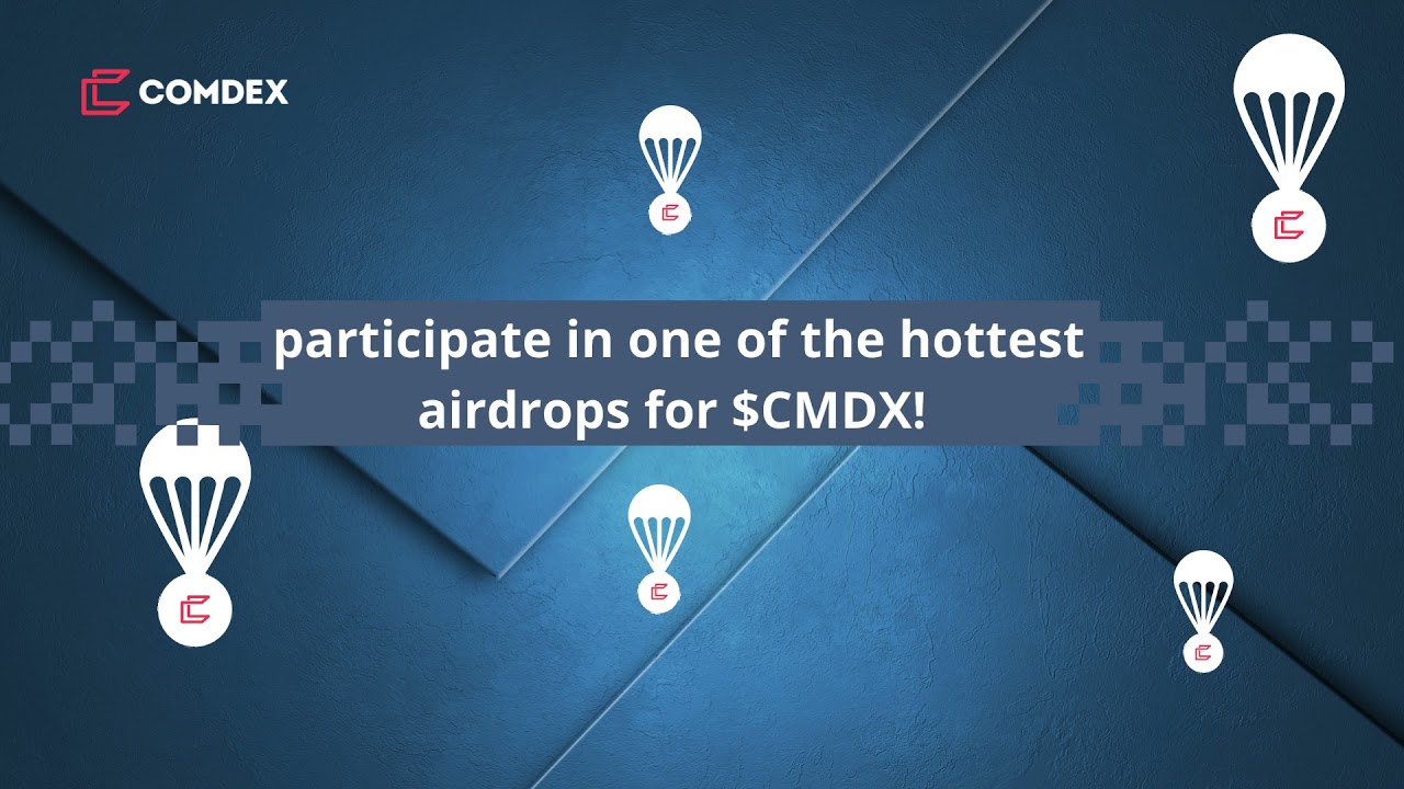 Heard of the hottest airdrops for $CMDX?