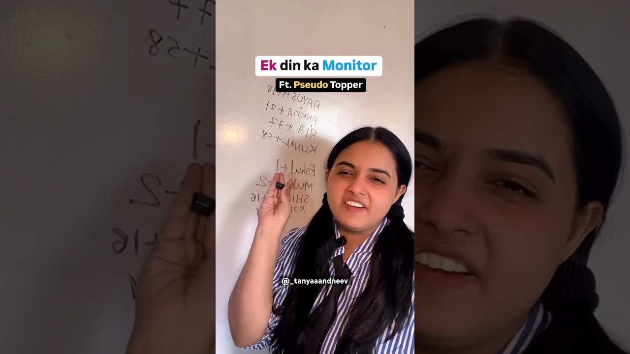 Ek din ka Monitor &ndash; pseudonakładka, część 4 #tanyaaneev #tanyaashukla #funny #shorts