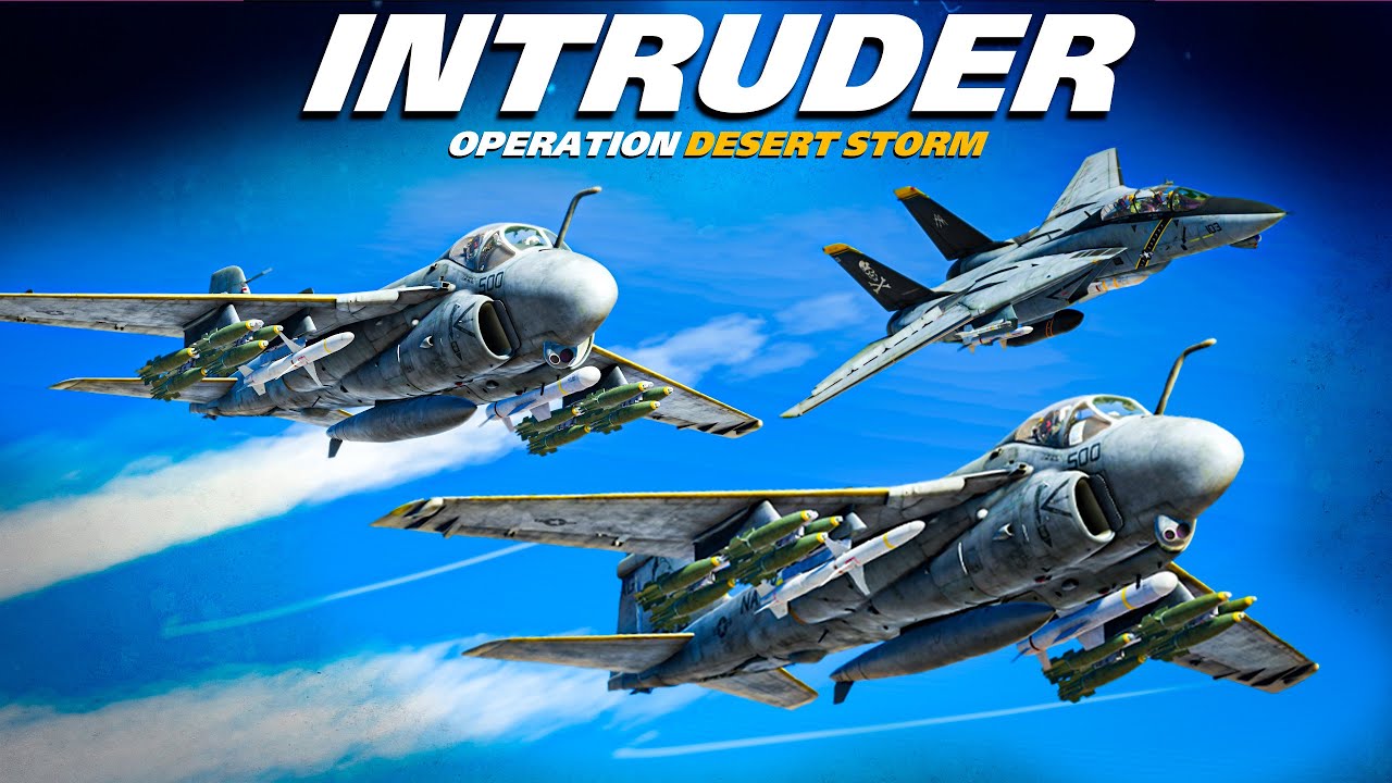 Overwhelming Force | F-14B Tomcat + A-6E Intruder Pinpoint Strike | Digital Combat Simulator | DCS |
