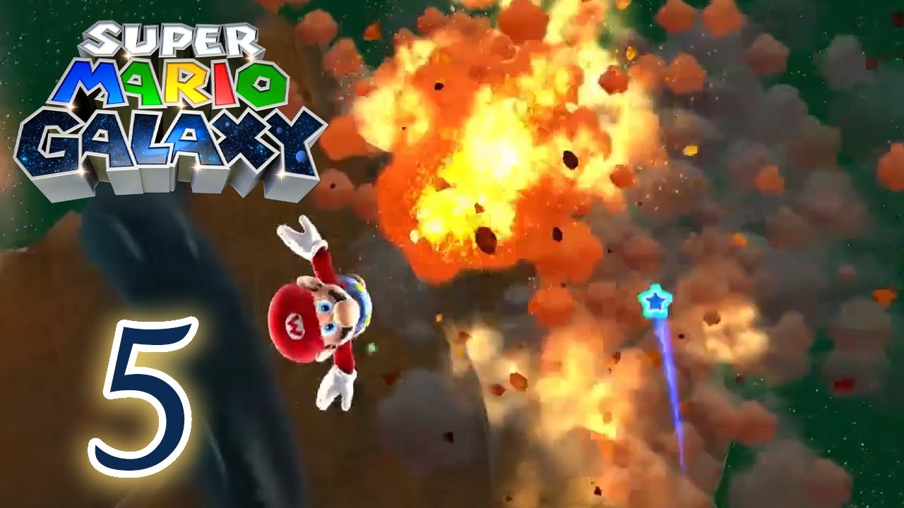 Super Mario Galaxy - Rolling Green and Battle Rock Galaxy - part 5