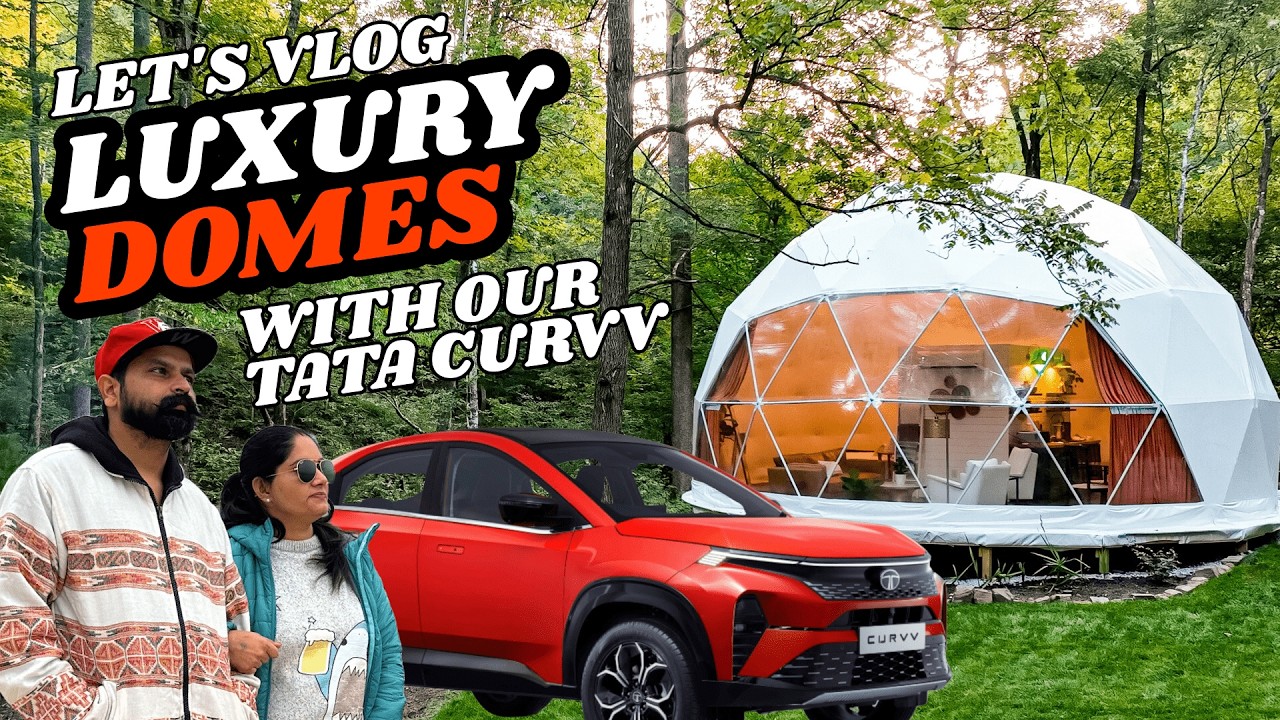 TATA CURVV at Nirvana hamta retreat glamping domes manali | sunil and sonal vlogs