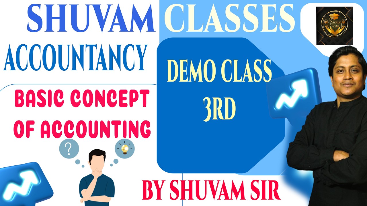 Class 11 Accounting Demo Class 3: Basic Concepts of Accounting | Shuvam Classes by Shuvam Majumder
