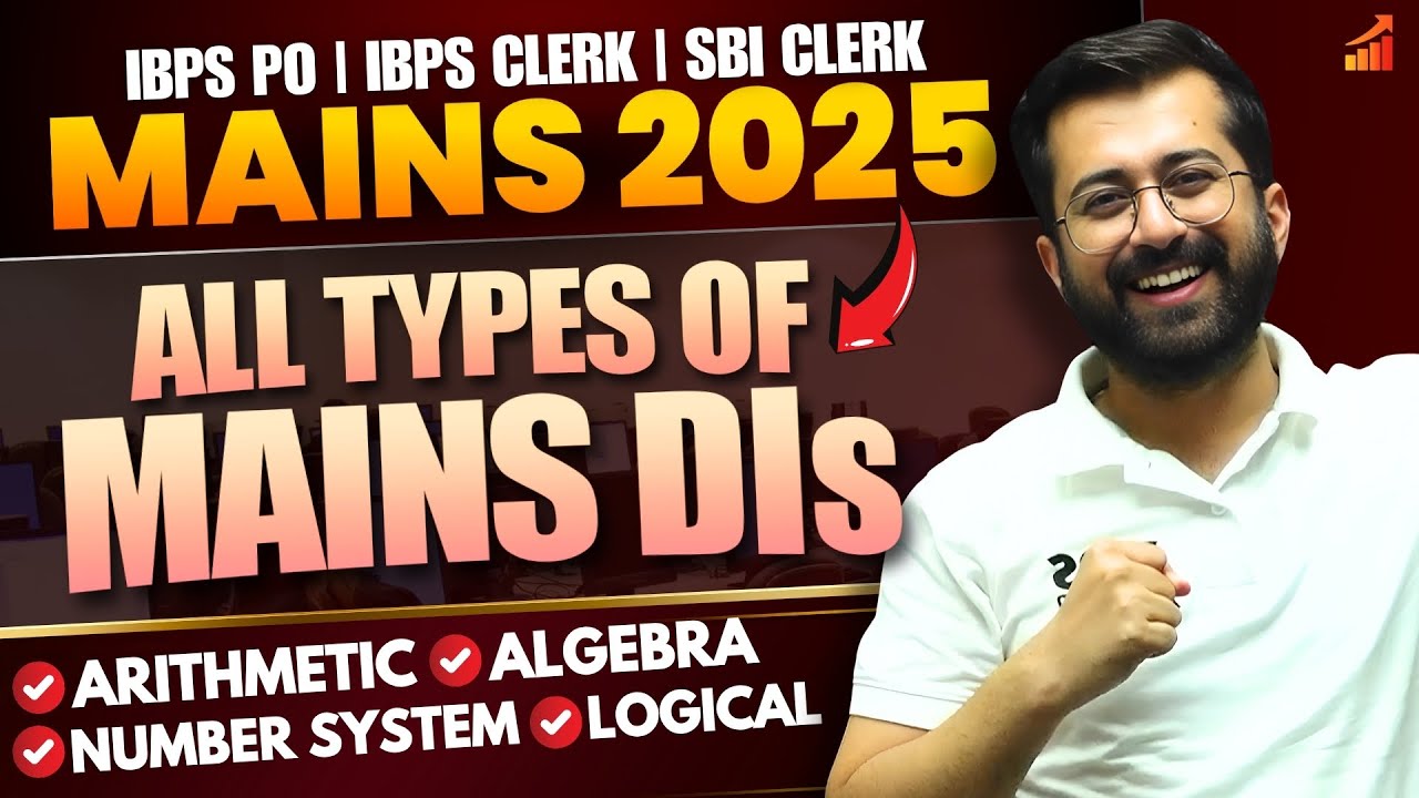 All Types of Mains DIs 🔥 - Arithmetic, Algebra Number System | IBPS PO & Clerk Mains | Aashish Arora