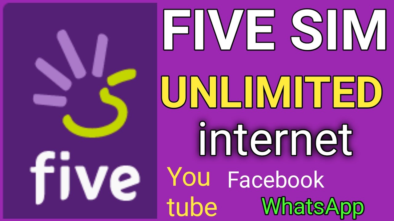 five sim unlimited data 2023