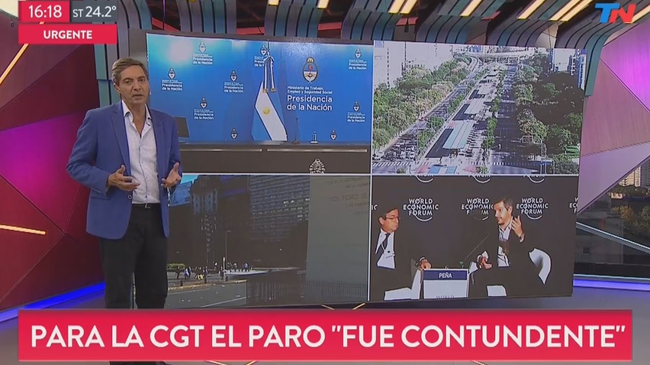 El an&aacute;lisis de Edgardo Alfano del paro general de la CGT