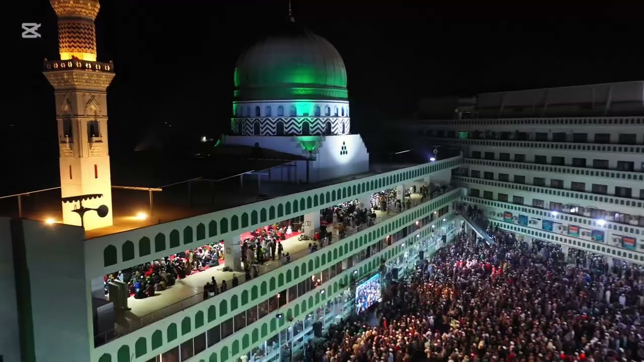 Aerial Video | Faizan e Madina | Shab e Meraj | 1447 | 2025