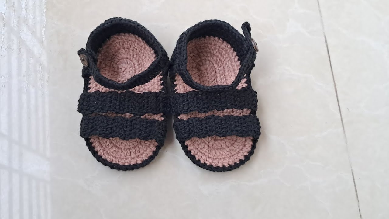কুশিকাটার ছেলে বাবুদের জুতা। kusikatar juta/crochet baby boy shoes #youtube #crochet 