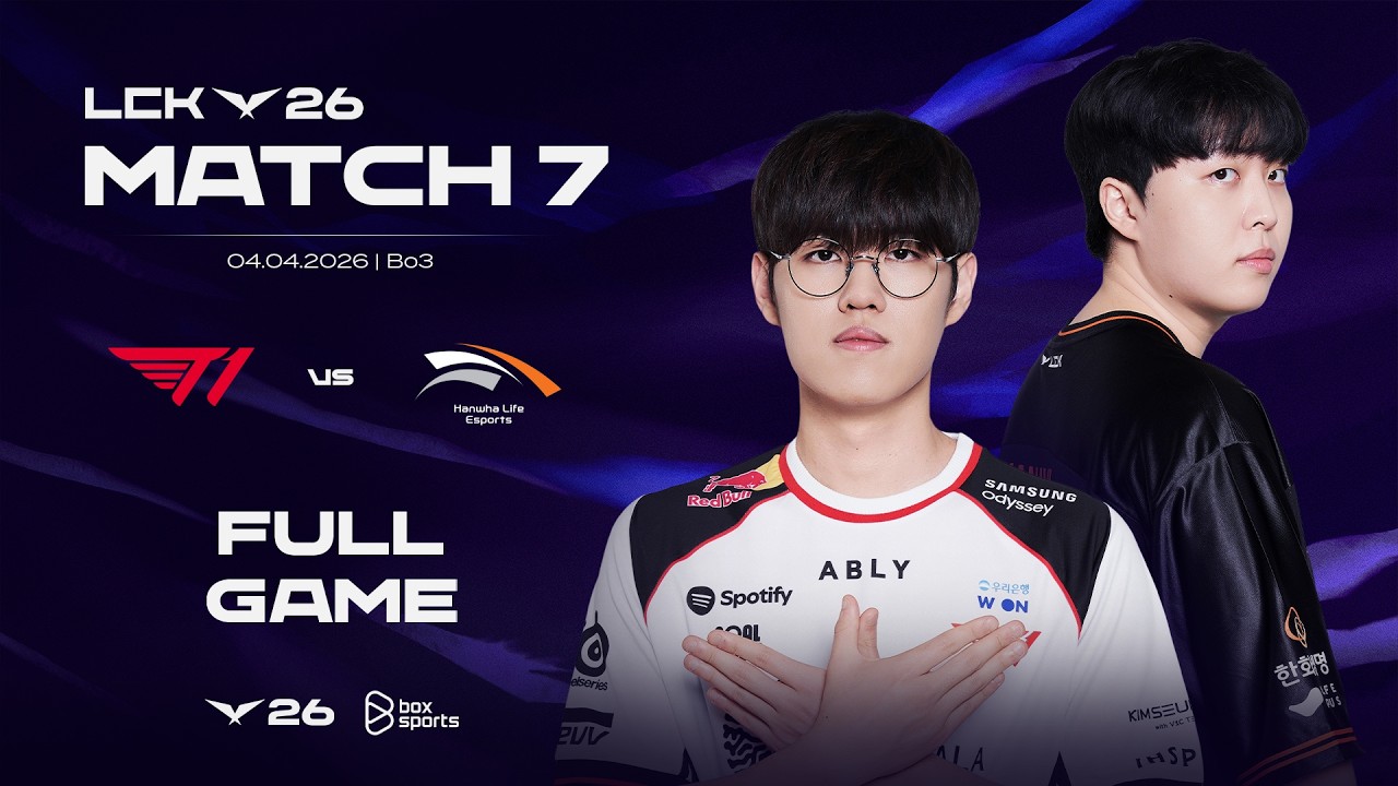 T1 vs HLE | Full Game 1, 2 | Match 7 | 2026 LCK | 04.04.2026