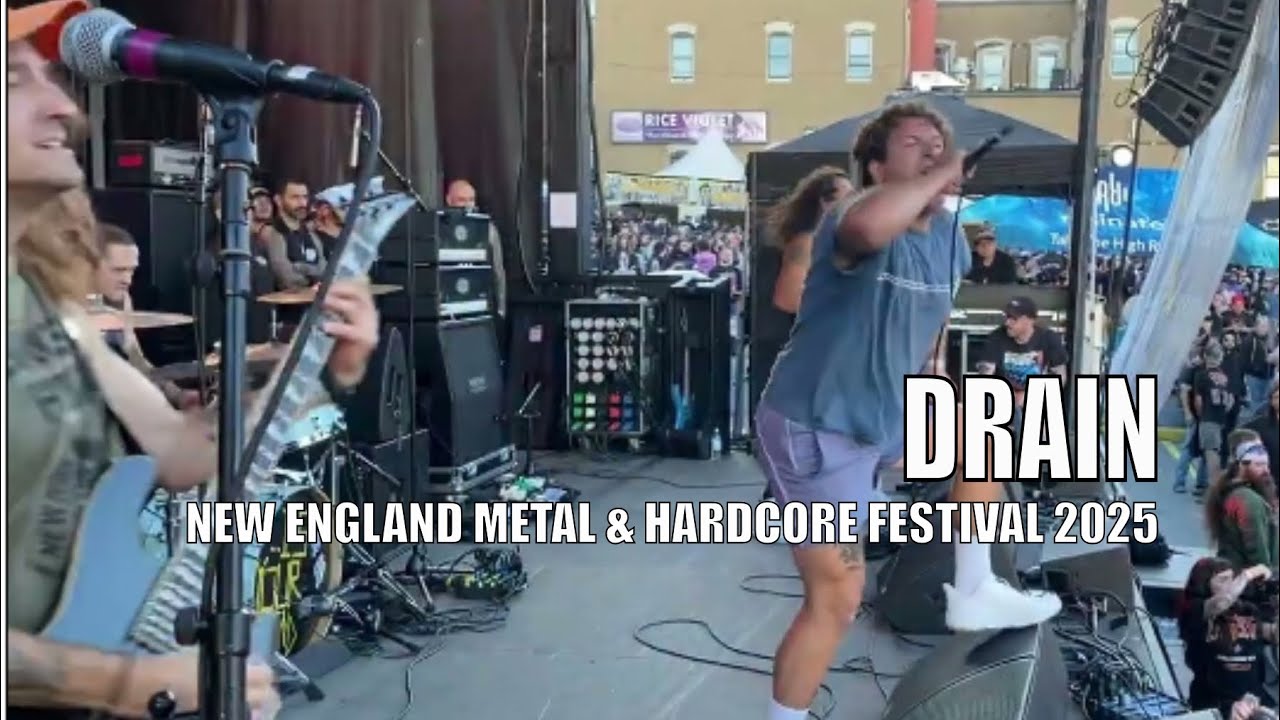 Drain Live at NE Metal & Hardcore Fest 2025 | Santa Cruz Hardcore Punk Legends