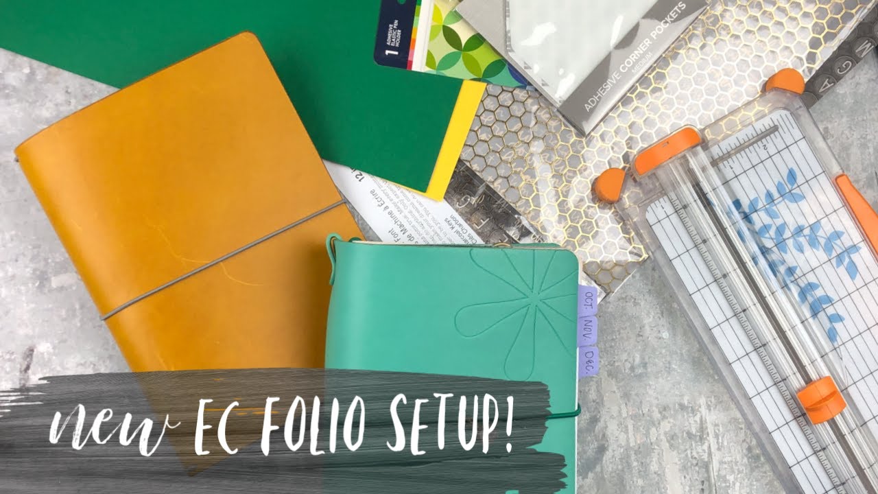 NEW EC FOLIO SET-UP | a5 travelers notebook | tattooed teacher plans