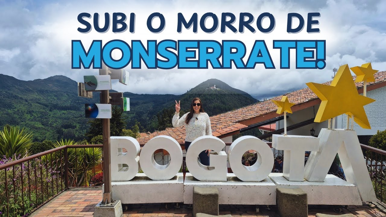 Colômbia, Cheguei! A Vista INCRÍVEL de Bogotá no Morro de Monserrate