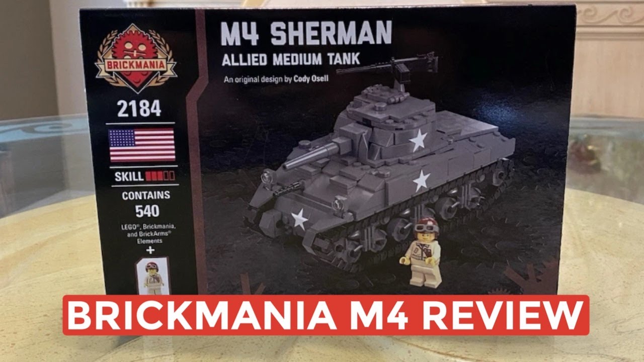 Brickmania M4 Sherman (2018) Tank Kit Review