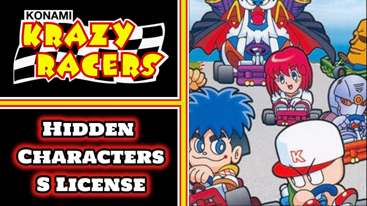 Konami Krazy Racers | Unlocking All Hidden Characters and S License