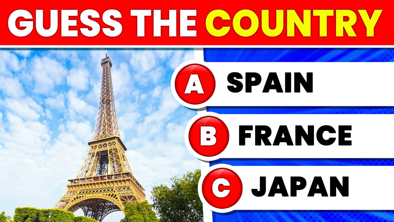 🌍 Guess The Country by Its Famous Landmark! 🏛️✨ | Geography Quiz Challenge