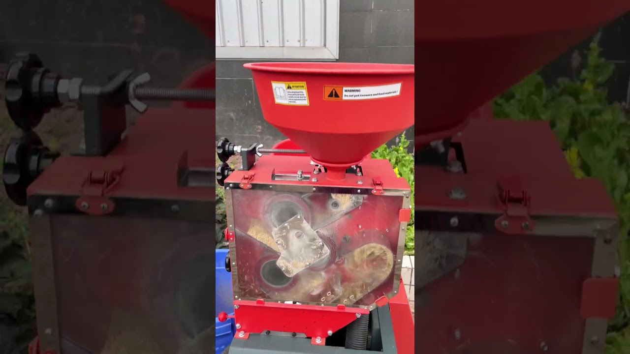 Three-roller efficient milling with 150&ndash;300 kg/h output, #ricemill #farmer #machine #machinery