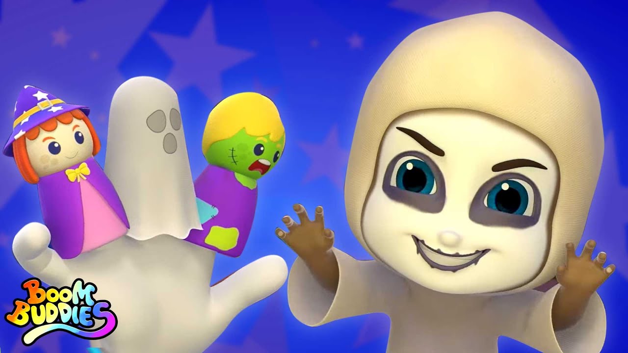 Boom Buddies Família Monstro Engraçado Rima Divertida de Halloween Para Crianças