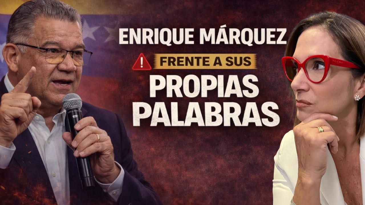 Entrevista al dirigente político Enrique Márquez sobre sus declaraciones polémicas.