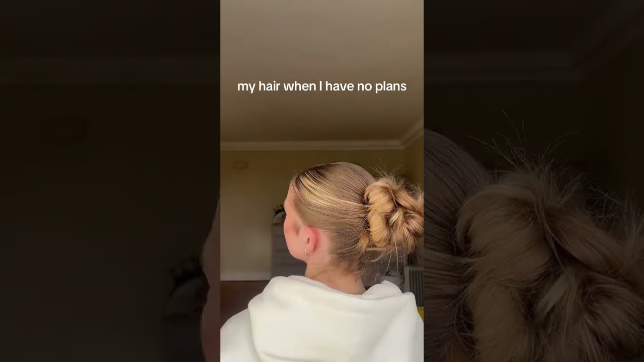 POV: Best Hair Day&hellip; No One Will See It 😭✨ rand_942 #hairbun #hairstyle #hairtok #haistyles #fypシ゚