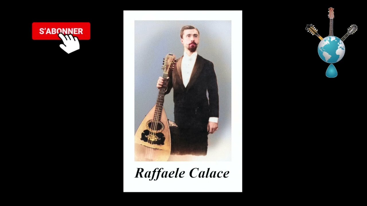 Raffaele Calace plays Barcarola for Mandoloncello (Liuto cantabile) Mandocello