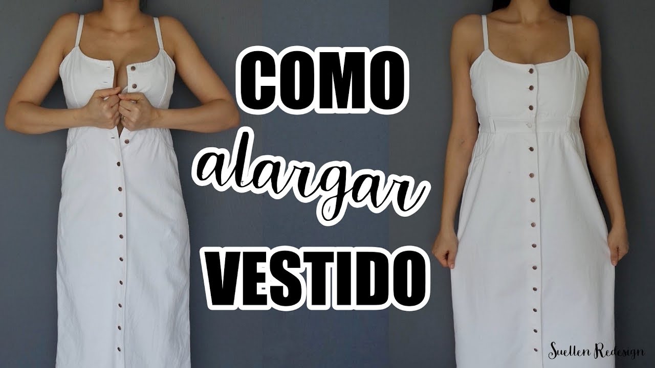 COMO ALARGAR VESTIDO APERTADO | AJUSTE DE ROUPAS