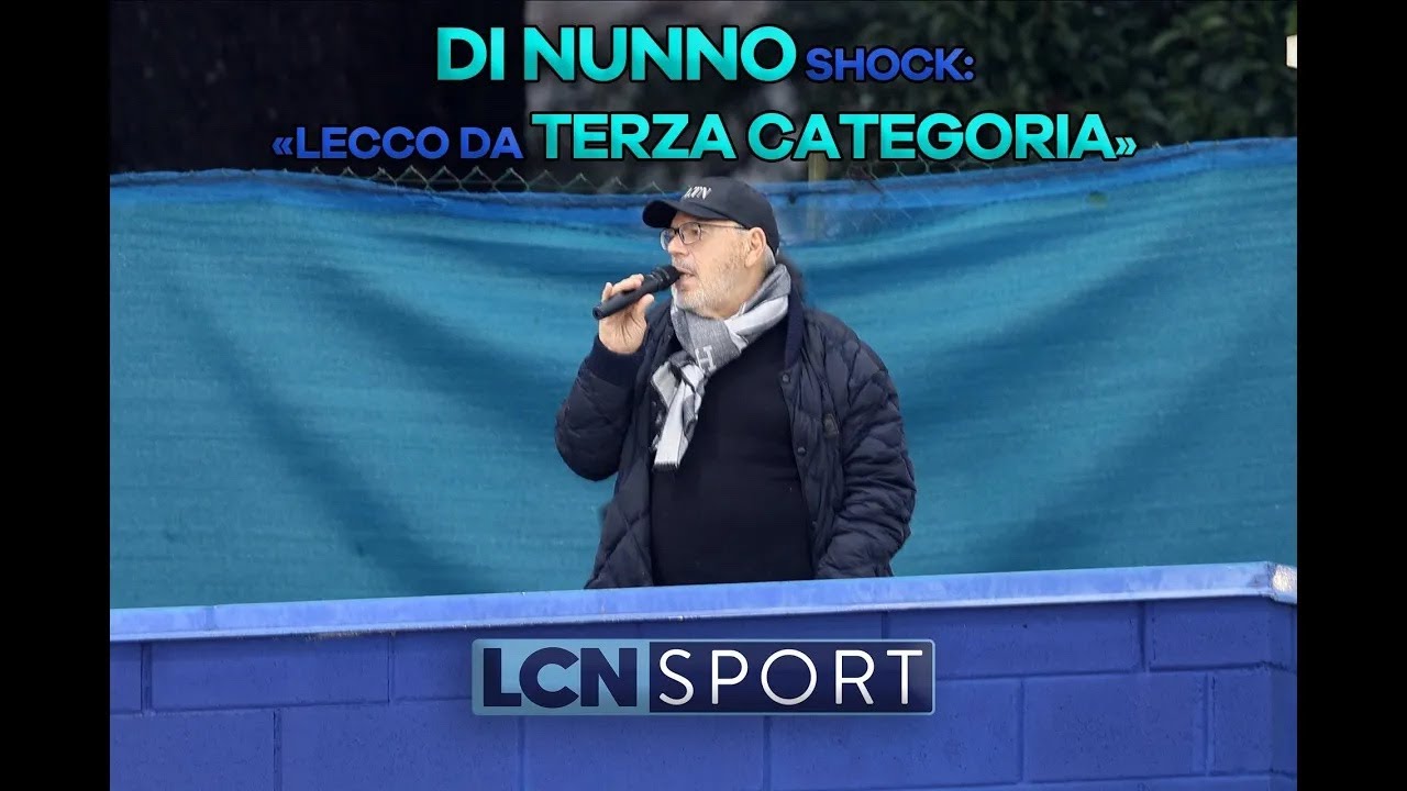 Di Nunno insulta i tifosi del Lecco: lo show completo del patron bluceleste