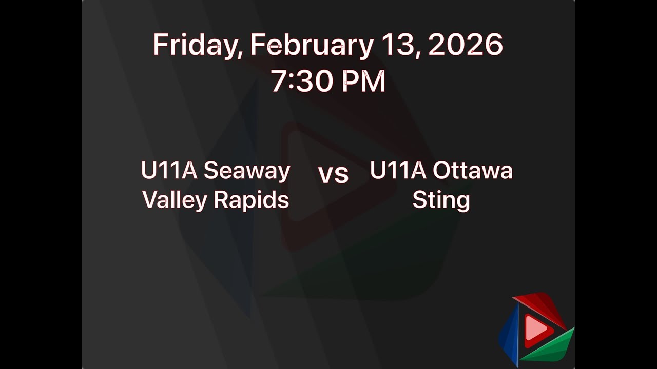 U11A Seaway Valley Rapids vs. U11A Ottawa Sting