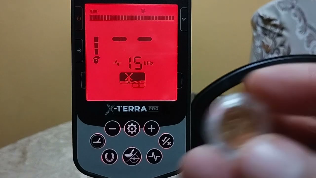 X-TERRA PRO detector (discriminación)
