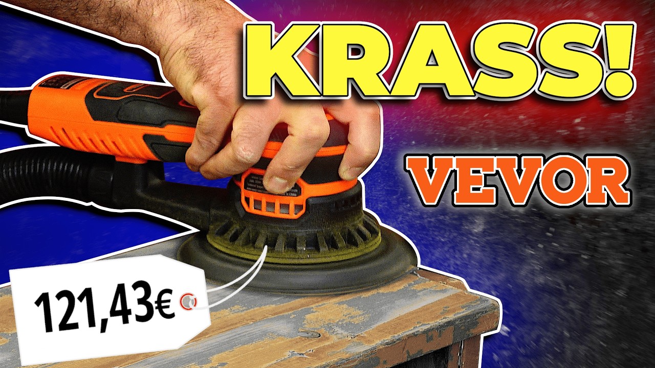 Dieser VEVOR Exzenterschleifer ist HEFTIG! Nur eine Sache stört...