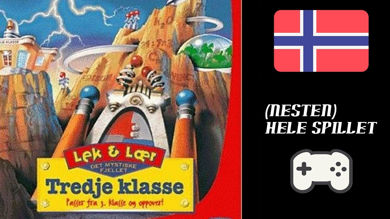 Lek & Lær: Tredje klasse - Det mystiske fjellet (1996) - PC - Norsk tale