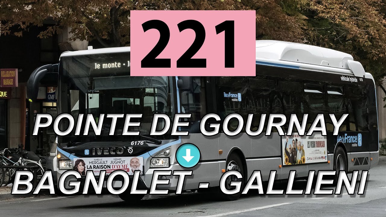 Ligne 221 | Pointe de Gournay - Bagnolet - Gallieni