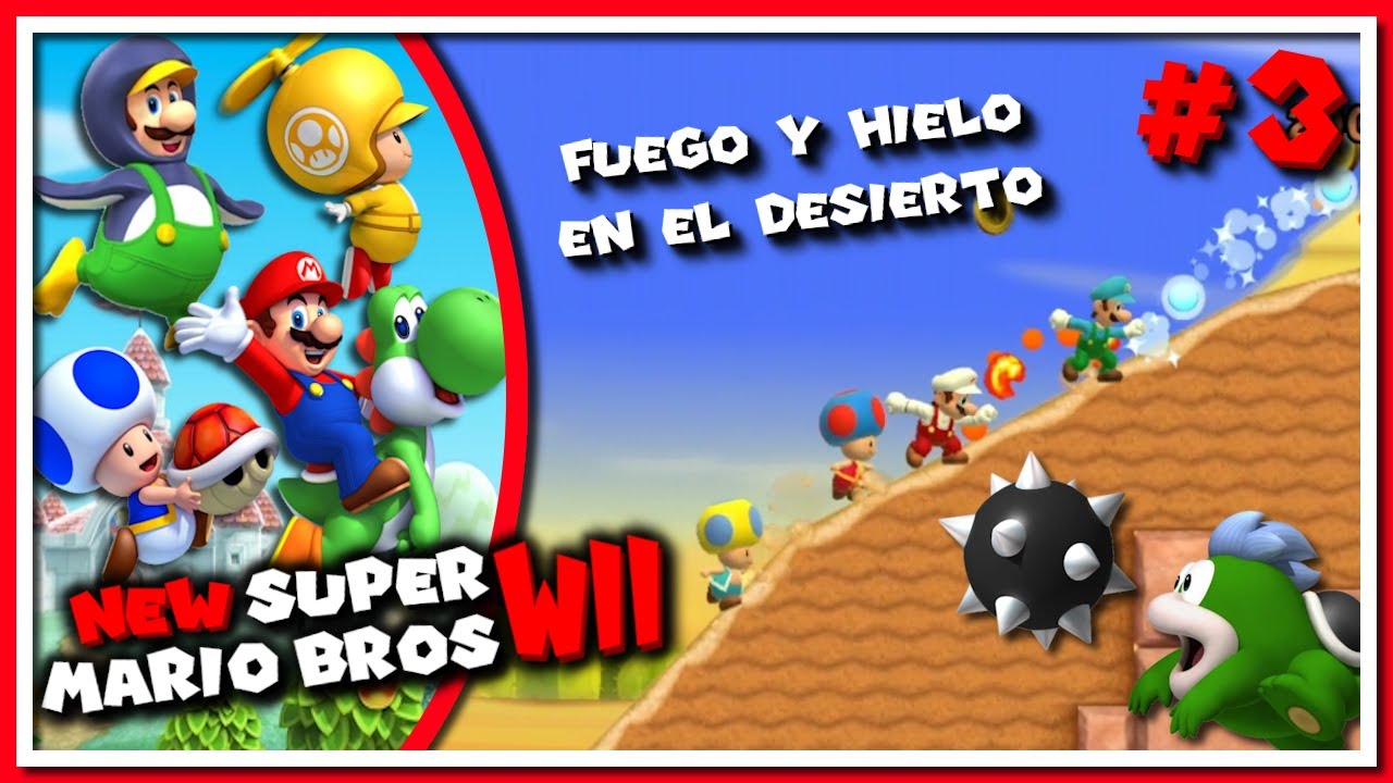 ¡El Toad Traidor! |🟥🟩New Super Mario Bros Wii🟨🟦| [4 Jugadores] #3
