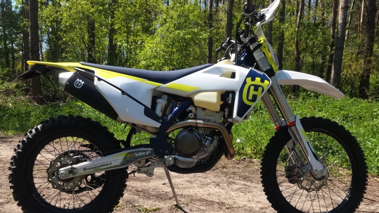 unboxing new 2023 husqvarna fe 350 first start engine walk around  fakty na temat nowego enduro