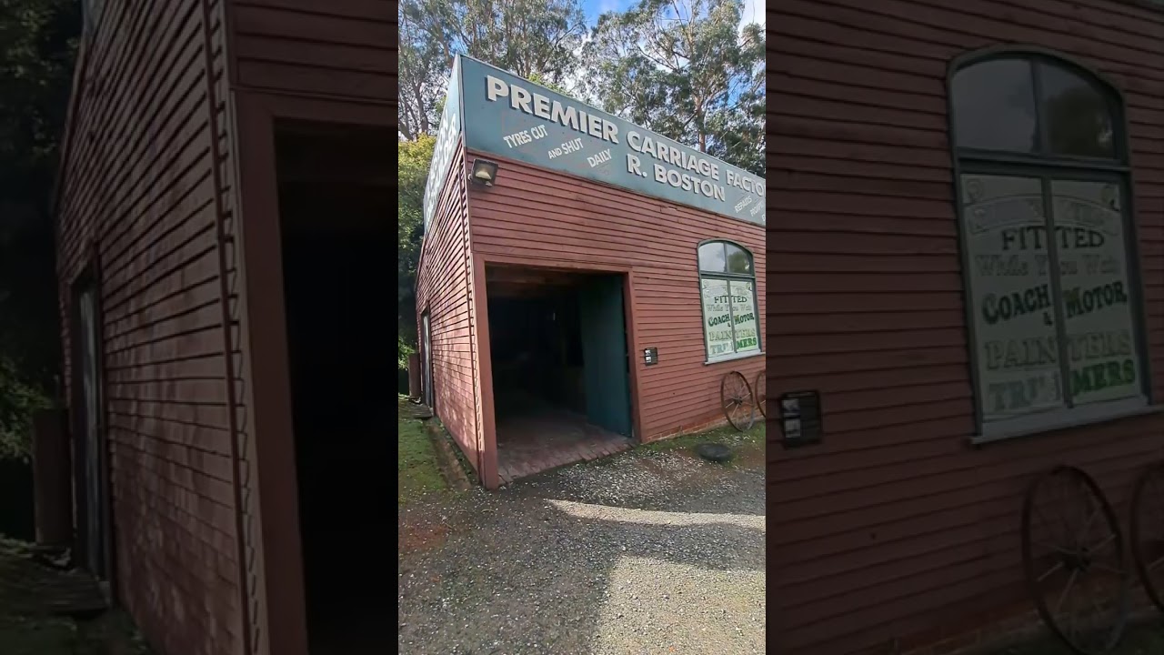 Exploring the historical replica village of Coal Creek