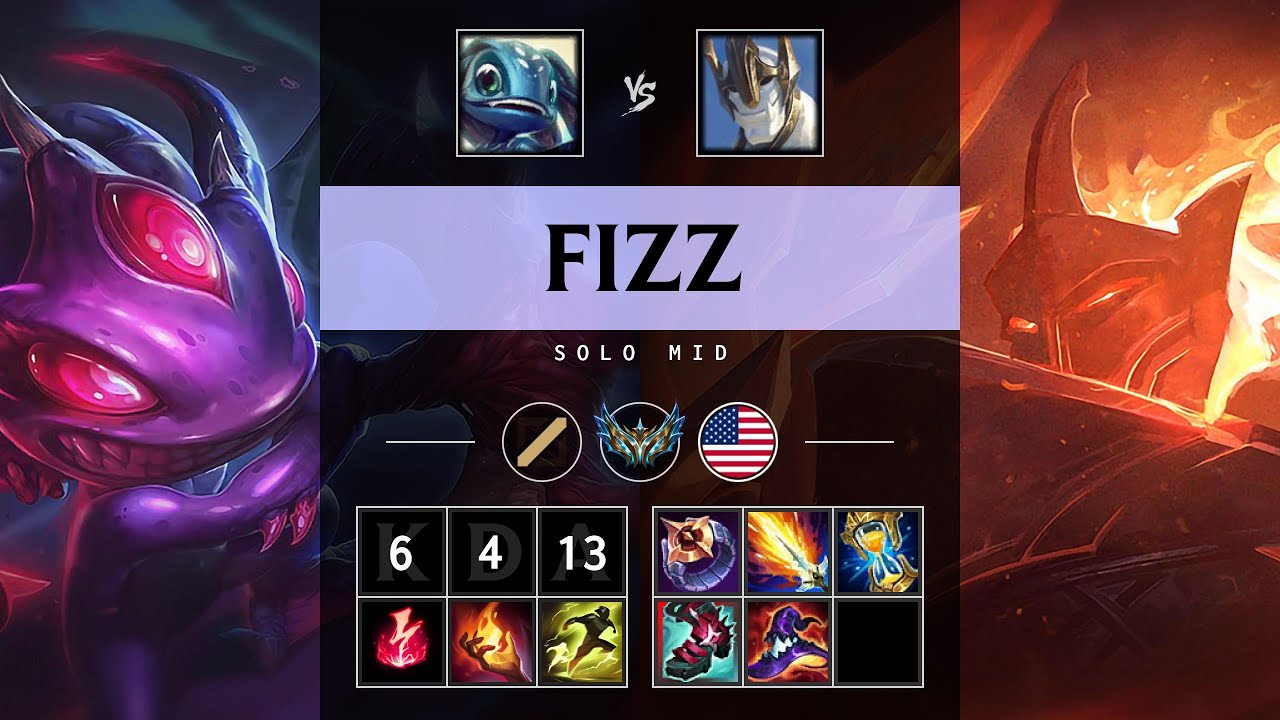 Fizz Mid vs Galio - NA Challenger Patch 25.17