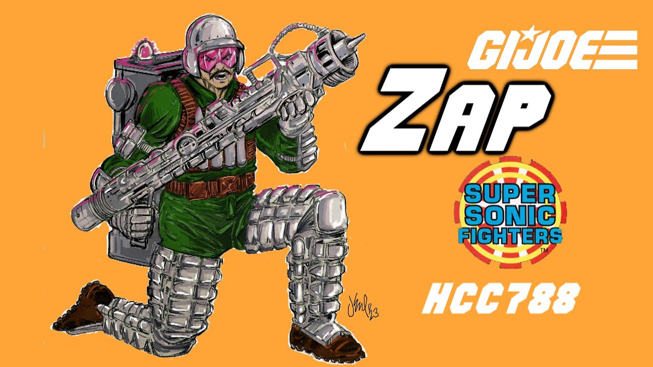 HCC788 - Винтажная фигурка G.I. Joe из серии Super Sonic Fighters ZAP!