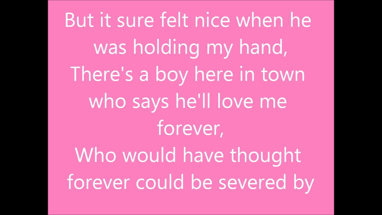 The Band Perry- If I Die Young Lyrics