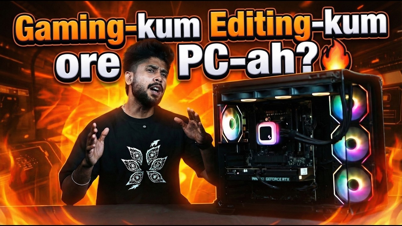 Gaming-kum Editing-kum ore PC-aa? 😱 Ryzen 7 9700X + RTX 5060 Ti 16GB | Fusion Gaming PC Build 2026