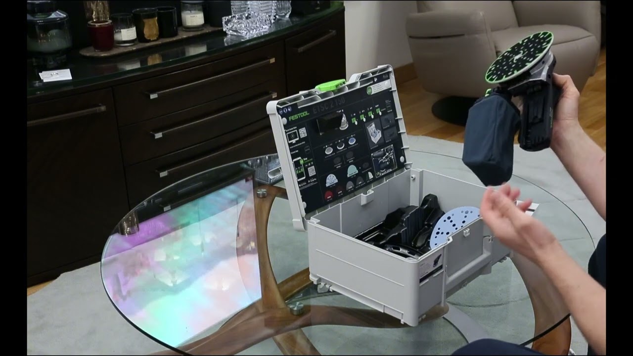 Brand new 2025 Festool ETSC 2 150 cordless sander 18V unpacking