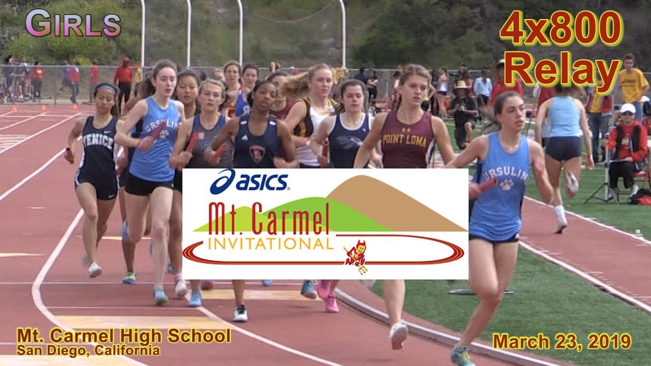 2019 TF - Mt Carmel - 4x800 (Girls)