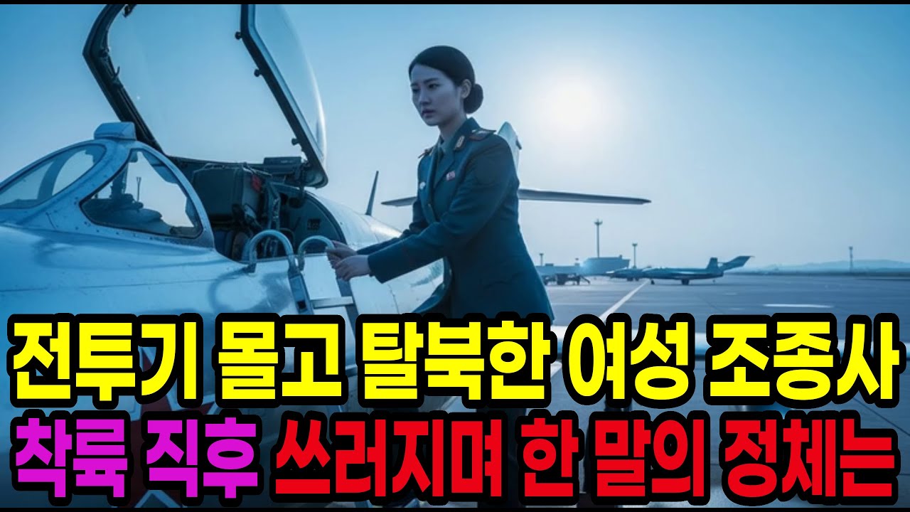 북한 전투기 편대장 쌍둥이 자매, 탈북 직후 오산기지에서 1초만에 쓰러진 충격적 이유 | 탈북사연 | 탈북기
